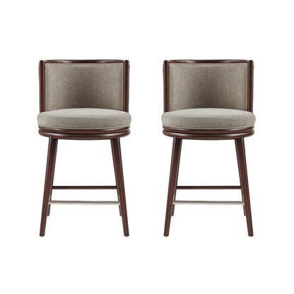 Manhattan Comfort - Evalyn Counter Stool  in Dove - Set of 2 - 2-CS021-DO veiw 1