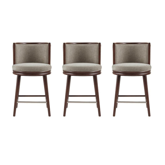 Manhattan Comfort - Evalyn Counter Stool  in Dove - Set of 3 - 3-CS021-DO veiw 1