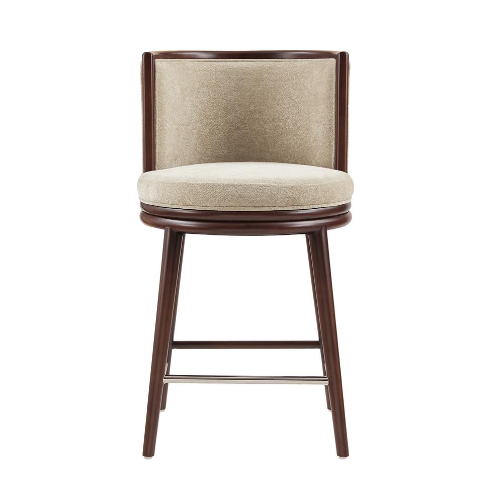 Manhattan Comfort - Evalyn Counter Stool  in Natural - CS021-NA veiw 1
