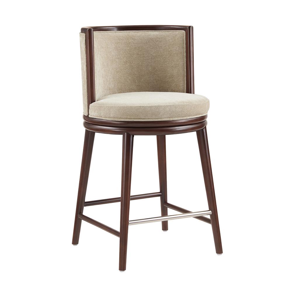 Manhattan Comfort - Evalyn Counter Stool  in Natural - CS021-NA veiw 3