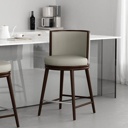 Manhattan Comfort - Evalyn Counter Stool  in Stone - CS021-ST veiw 8