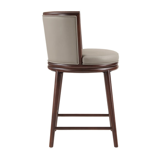 Manhattan Comfort - Evalyn Counter Stool  in Taupe - Set of 2 - 2-CS021-TP veiw 2