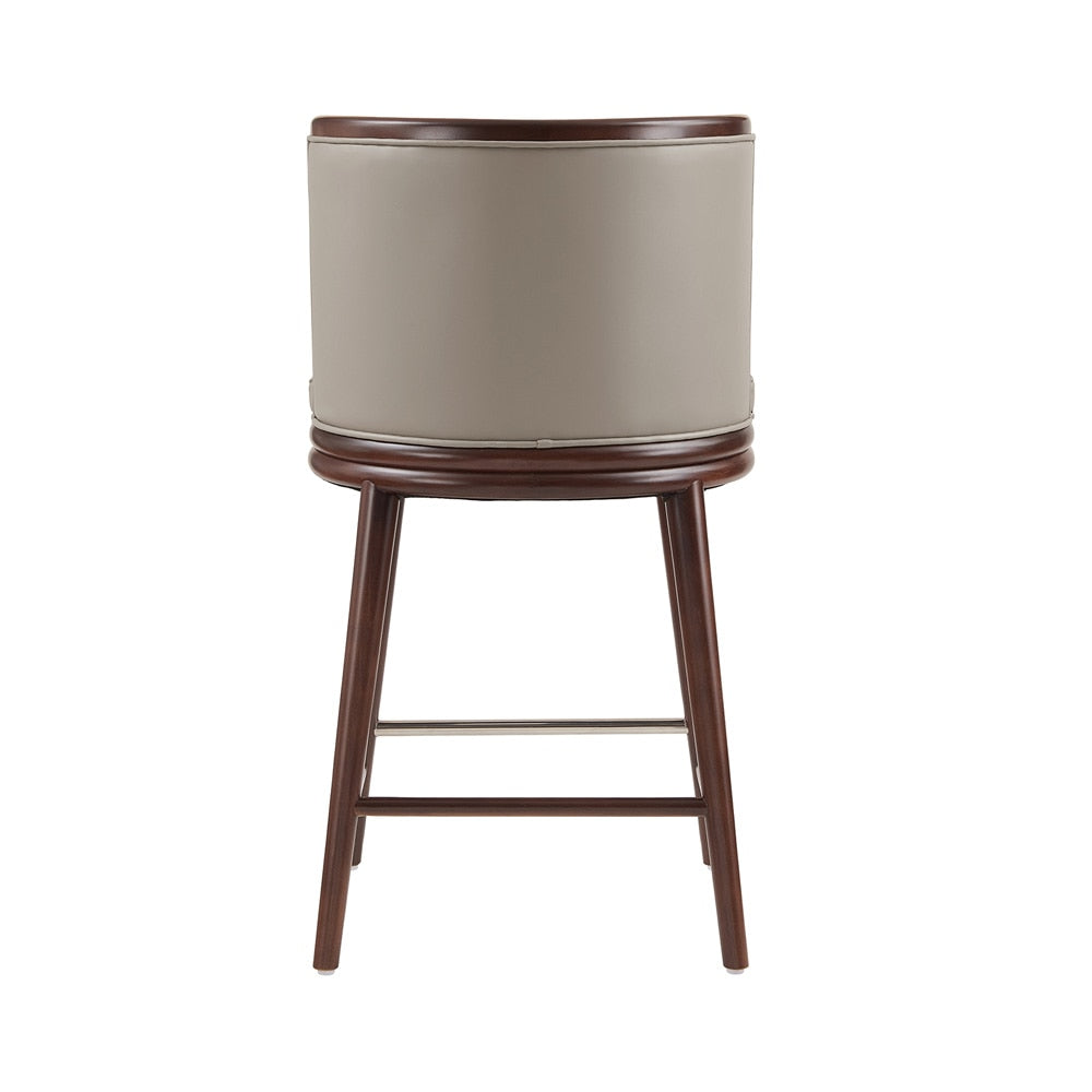 Manhattan Comfort - Evalyn Counter Stool  in Taupe - Set of 2 - 2-CS021-TP veiw 4