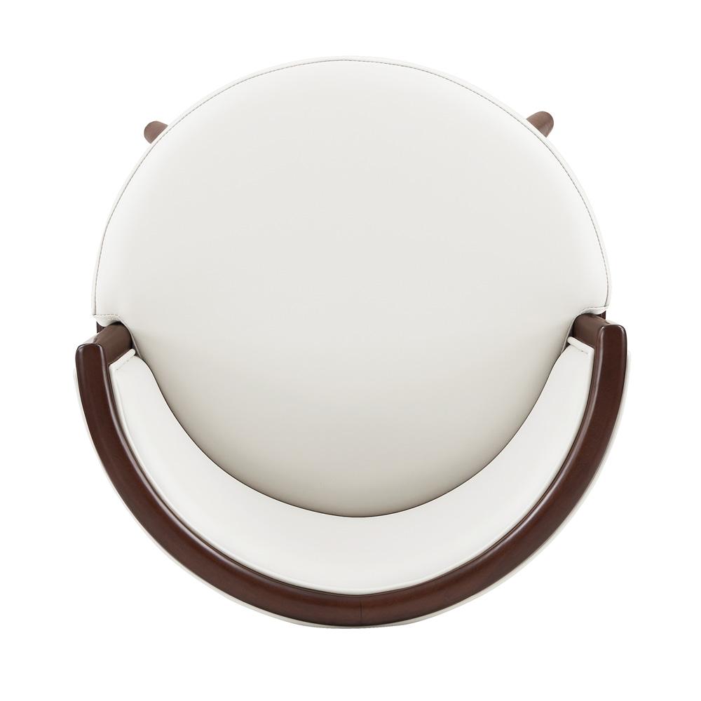 Manhattan Comfort - Evalyn Counter Stool  in White - Set of 2 - 2-CS021-WH veiw 5