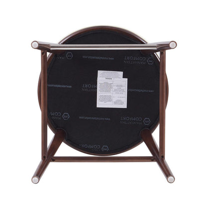 Manhattan Comfort - Evalyn Counter Stool  in White - Set of 2 - 2-CS021-WH veiw 6