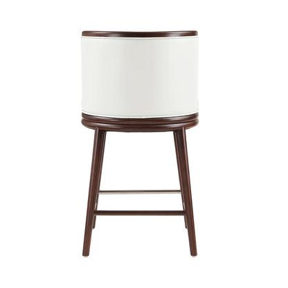 Manhattan Comfort - Evalyn Counter Stool  in White - Set of 3 - 3-CS021-WH veiw 4