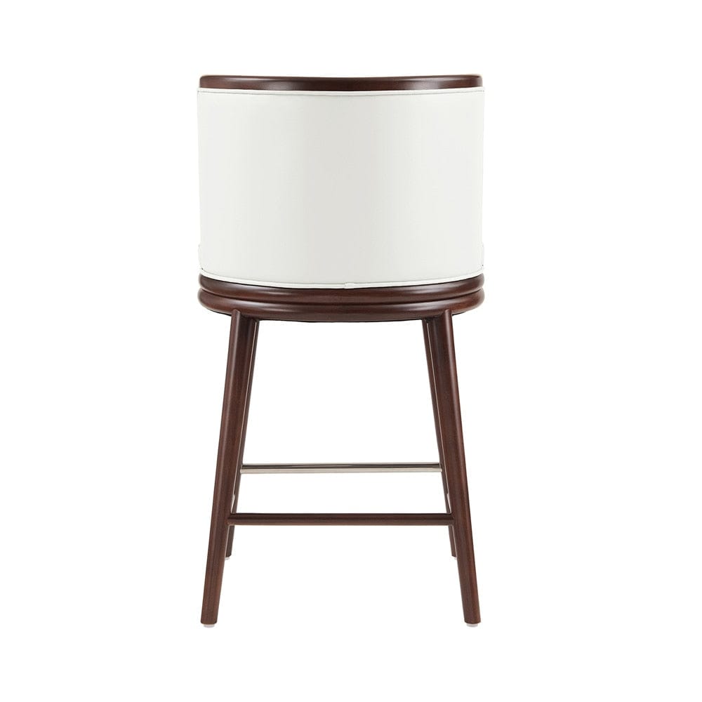 Manhattan Comfort - Evalyn Counter Stool  in White - CS021-WH veiw 4