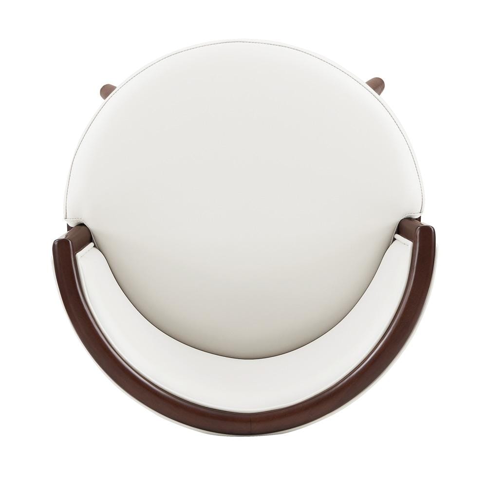 Manhattan Comfort - Evalyn Counter Stool  in White - CS021-WH veiw 5