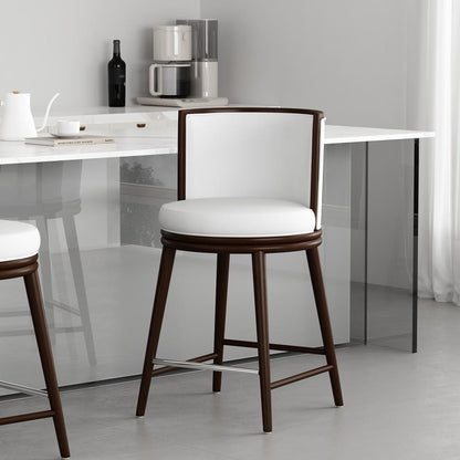Manhattan Comfort - Evalyn Counter Stool  in White - CS021-WH veiw 8