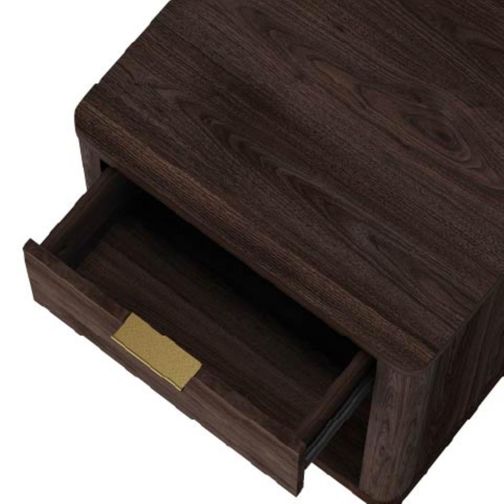 Manhattan Comfort - Evelyn Nightstand in Brown - NS011-BR veiw 7