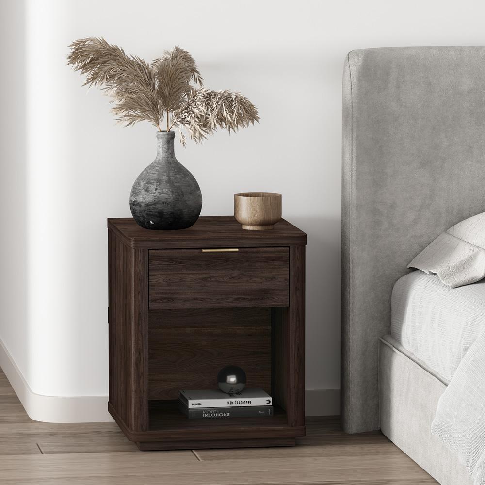 Manhattan Comfort - Evelyn Nightstand in Brown - NS011-BR veiw 8