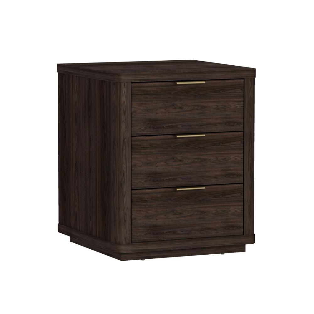 Manhattan Comfort - Evelyn Nightstand in Brown - Set of 2 - 2-NS013-BR veiw 2
