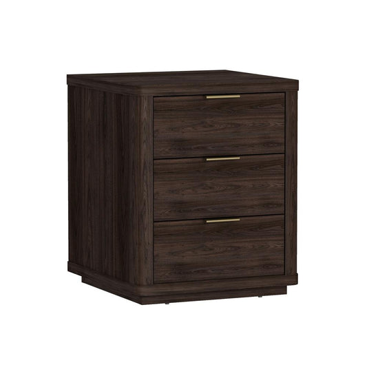 Manhattan Comfort - Evelyn Nightstand in Brown - Set of 2 - 2-NS013-BR veiw 2
