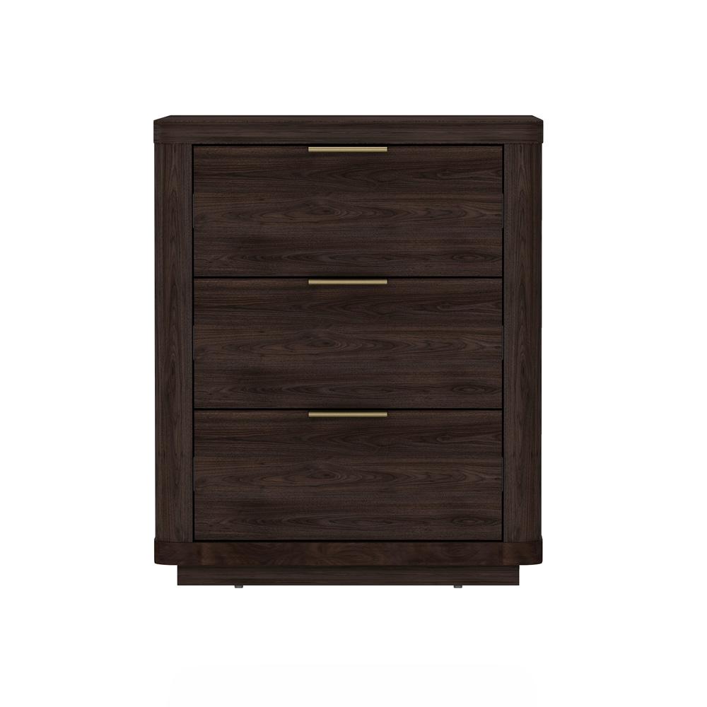 Manhattan Comfort - Evelyn Nightstand in Brown - NS013-BR veiw 1