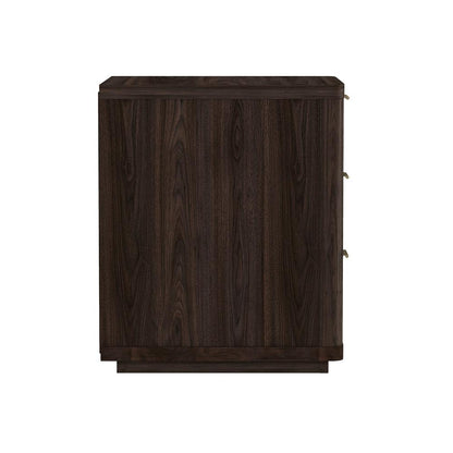 Manhattan Comfort - Evelyn Nightstand in Brown - NS013-BR veiw 2
