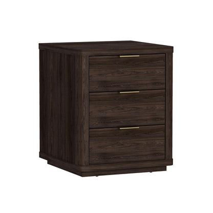 Manhattan Comfort - Evelyn Nightstand in Brown - NS013-BR veiw 3