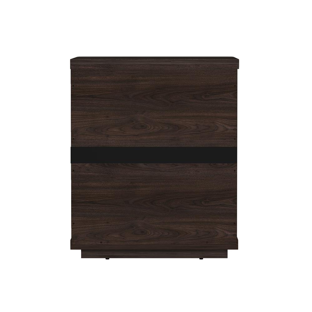 Manhattan Comfort - Evelyn Nightstand in Brown - NS013-BR veiw 4