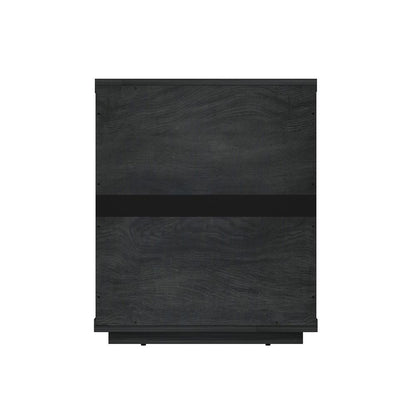 Manhattan Comfort - Evelyn Nightstand in Charcoal Grey - NS011-CH veiw 4