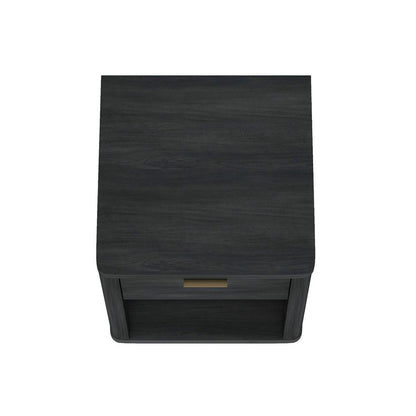 Manhattan Comfort - Evelyn Nightstand in Charcoal Grey - NS011-CH veiw 5