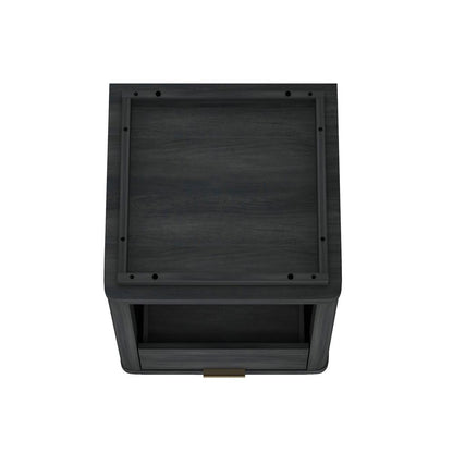 Manhattan Comfort - Evelyn Nightstand in Charcoal Grey - NS011-CH veiw 6