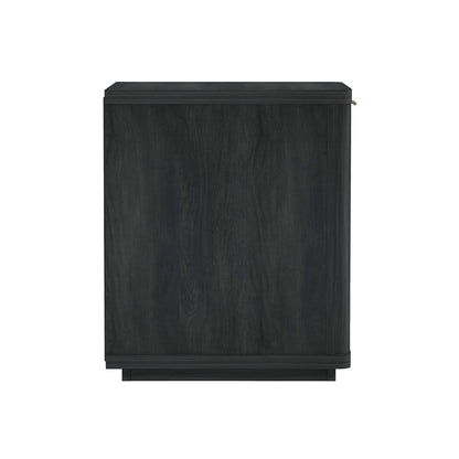 Manhattan Comfort - Evelyn Nightstand in Charcoal Grey - Set of 2 - 2-NS011-CH veiw 2