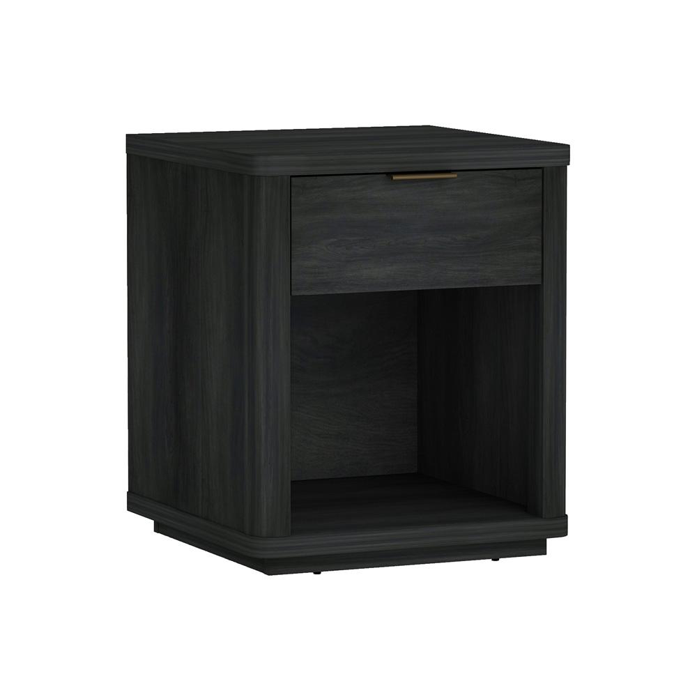 Manhattan Comfort - Evelyn Nightstand in Charcoal Grey - Set of 2 - 2-NS011-CH veiw 3