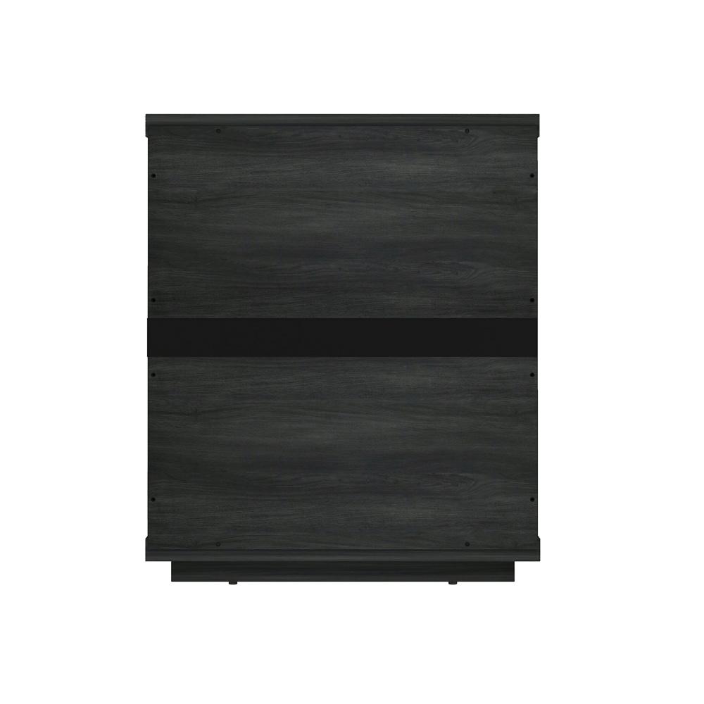 Manhattan Comfort - Evelyn Nightstand in Charcoal Grey - NS013-CH veiw 4