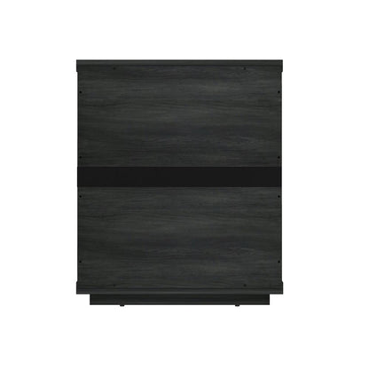 Manhattan Comfort - Evelyn Nightstand in Charcoal Grey - NS013-CH veiw 4