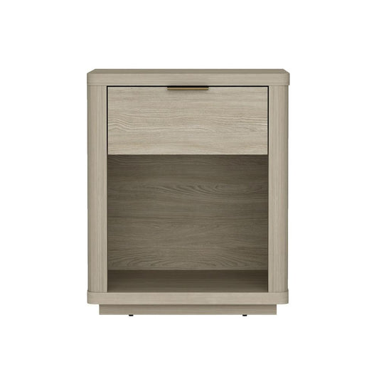 Manhattan Comfort - Evelyn Nightstand in Natural - NS011-NA veiw 1