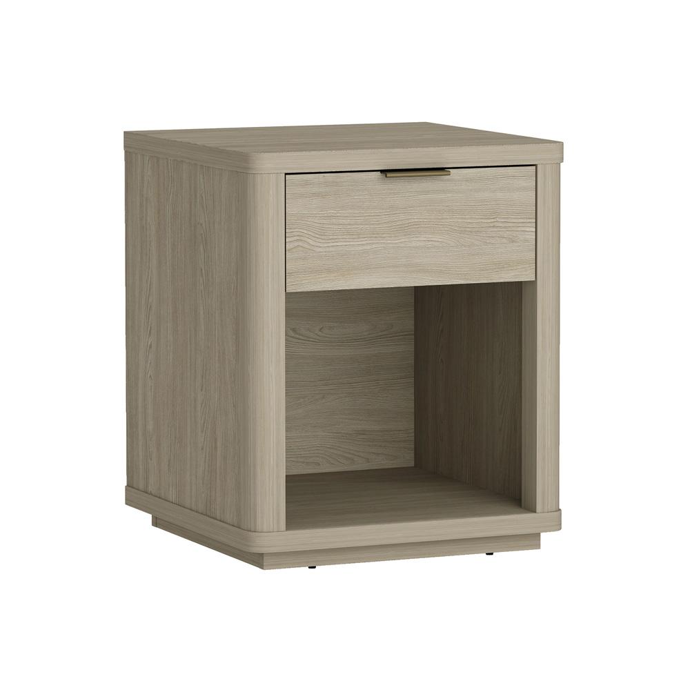 Manhattan Comfort - Evelyn Nightstand in Natural - NS011-NA veiw 3