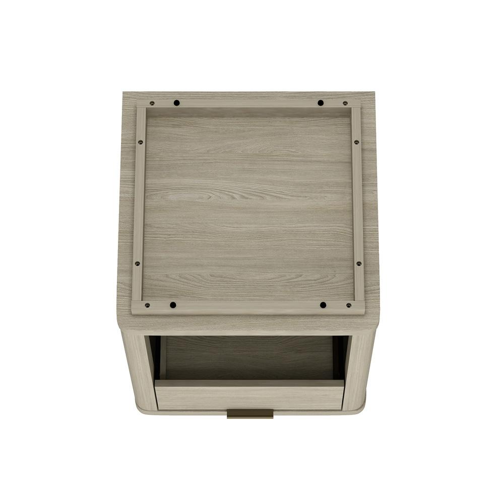 Manhattan Comfort - Evelyn Nightstand in Natural - NS011-NA veiw 6