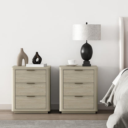 Manhattan Comfort - Evelyn Nightstand in Natural - Set of 2 - 2-NS013-NA veiw 8