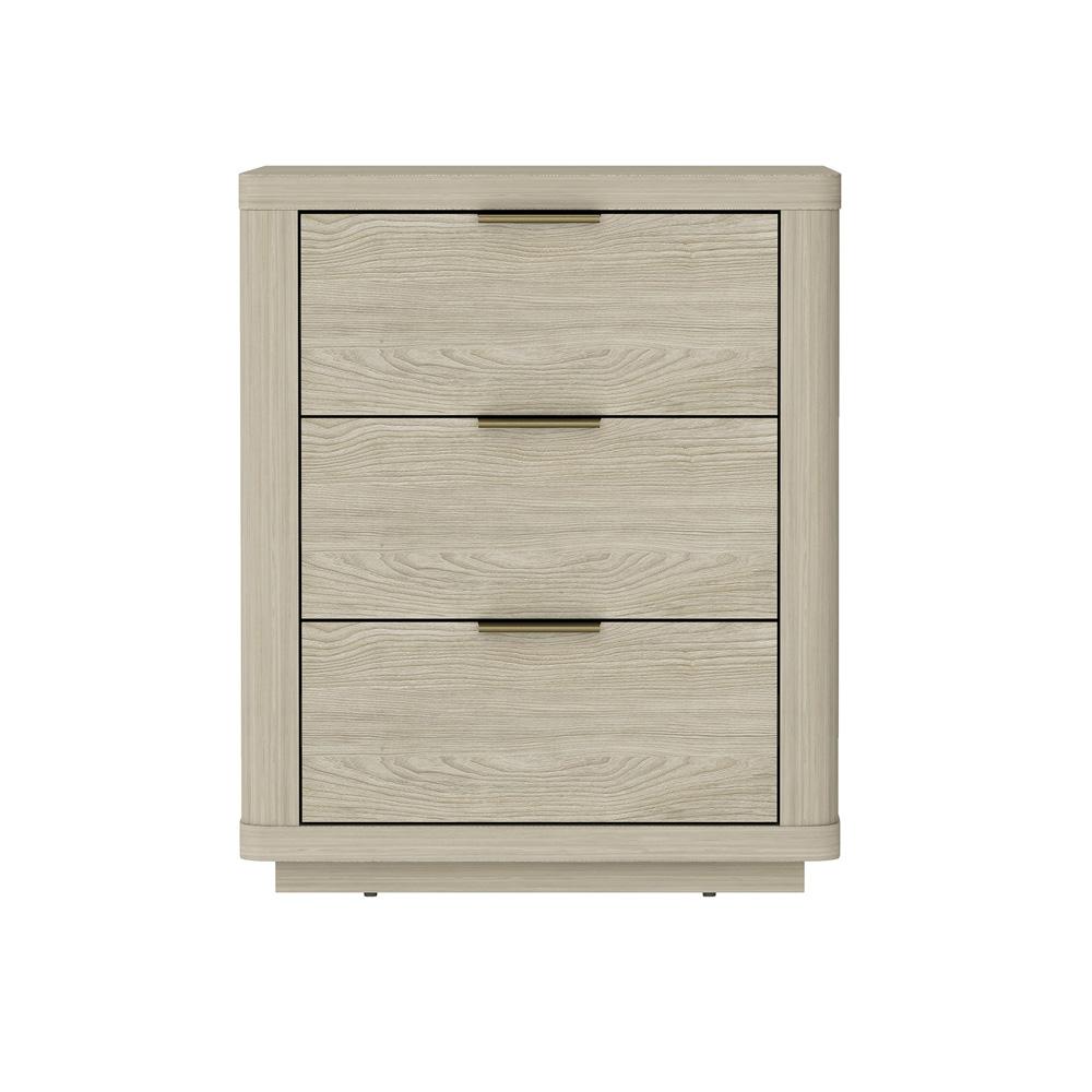Manhattan Comfort - Evelyn Nightstand in Natural - NS013-NA veiw 1