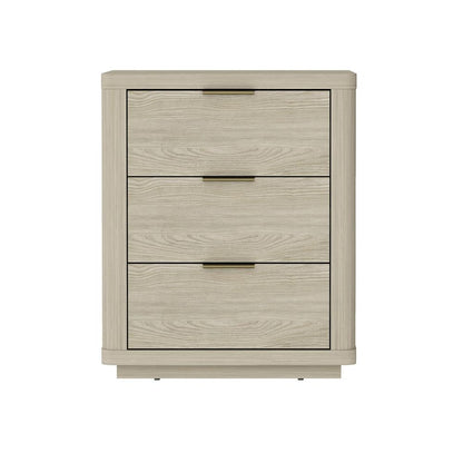 Manhattan Comfort - Evelyn Nightstand in Natural - NS013-NA veiw 1