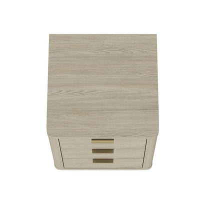 Manhattan Comfort - Evelyn Nightstand in Natural - NS013-NA veiw 5