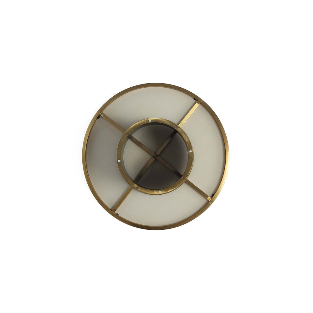 Manhattan Comfort - Glenn Coffee Table with Stainless Steel Legs in Gold - CT017 veiw 4