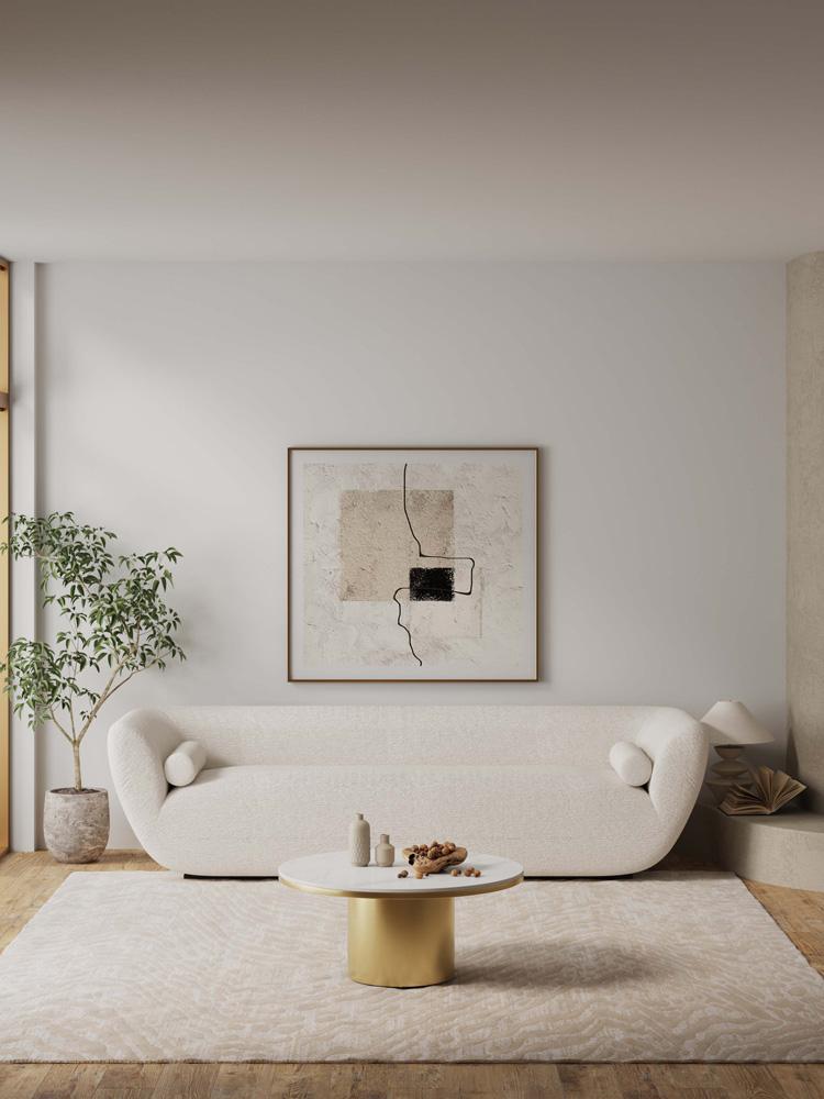 Manhattan Comfort - Glenn Coffee Table with Stainless Steel Legs in Gold - CT017 veiw 6