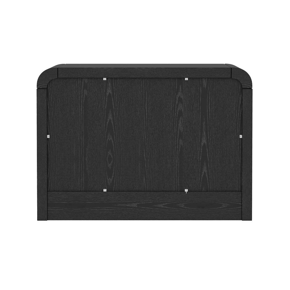 Manhattan Comfort - Grace 28in Nightstand in Black (2-Drawer) - Set of 2 - 2-NS007-BK veiw 4