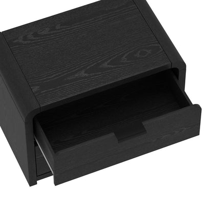 Manhattan Comfort - Grace 28in Nightstand in Black (2-Drawer) - Set of 2 - 2-NS007-BK veiw 7