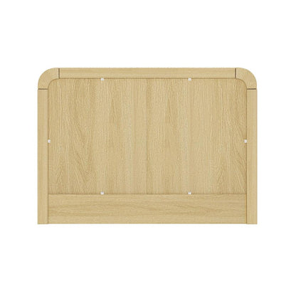 Manhattan Comfort - Grace Nightstand in Natural Oak and Gold - Set of 2 - 2-NS007-GNO veiw 4