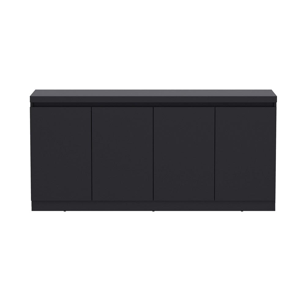 Manhattan Comfort - Griffin 62in Sideboard in Onyx (6-Shelf) - SB1006-BK veiw 1