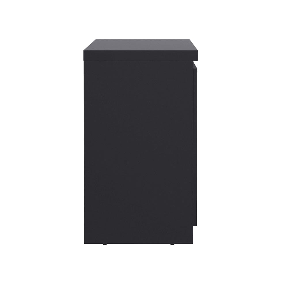 Manhattan Comfort - Griffin 62in Sideboard in Onyx (6-Shelf) - SB1006-BK veiw 4