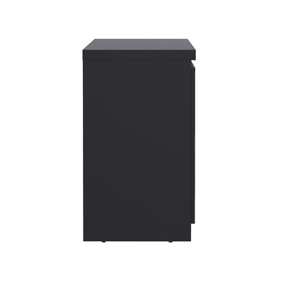 Manhattan Comfort - Griffin 62in Sideboard in Onyx (6-Shelf) - SB1006-BK veiw 4