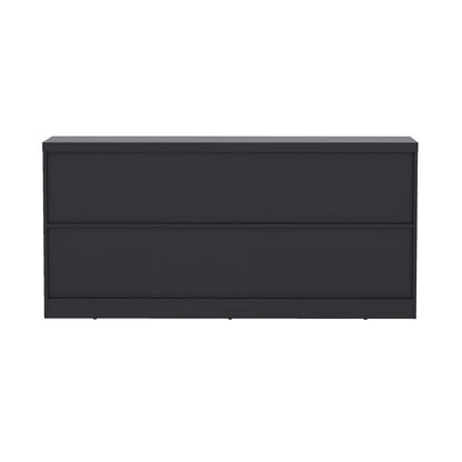 Manhattan Comfort - Griffin 62in Sideboard in Onyx (6-Shelf) - SB1006-BK veiw 5