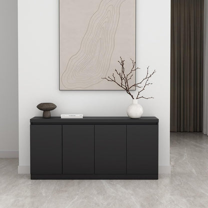 Manhattan Comfort - Griffin 62in Sideboard in Onyx (6-Shelf) - SB1006-BK veiw 9