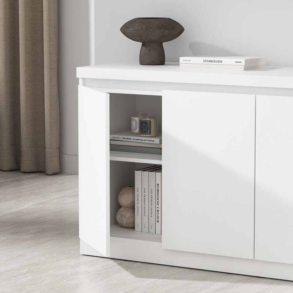 Manhattan Comfort - Griffin 62in Sideboard in White (6-Shelf) - SB1006-WH veiw 8