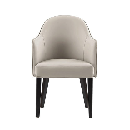 Manhattan Comfort - Hillman Dining Armchair 2.0 in Light Grey - DC087AR2-LG veiw 1