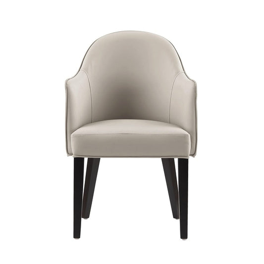 Manhattan Comfort - Hillman Dining Armchair 2.0 in Light Grey - DC087AR2-LG veiw 1
