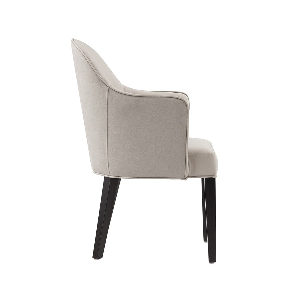 Manhattan Comfort - Hillman Dining Armchair 2.0 in Light Grey - DC087AR2-LG veiw 2