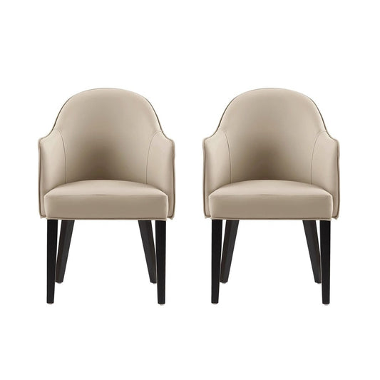 Manhattan Comfort - Hillman Dining Armchair in Sand - Set of 2 - 2-DC087AR2-SD veiw 1